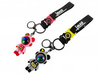 Брелок мышка-космонавт (розовый)