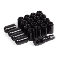 Гайки колесные Topfit открытые M12x1.5 32мм (черный)