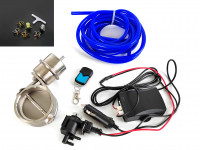 Заслонка выхлопная вакуумная с дистанционным пультом 76мм закрытая