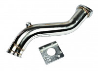 Даунпайп Toyota JZX100 для установки турбины Т3, Т4 под сток-коллектор