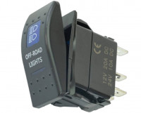 Тумблер панельный с подсветкой off-road lights фары для бездорожья