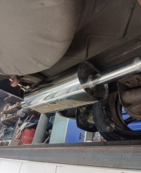 Резонатор глушителя направленный овал AJS 210x145x300x63мм