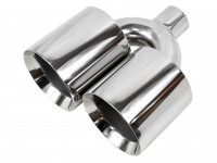 Насадка на глушитель AJS #3 хром 63х310мм