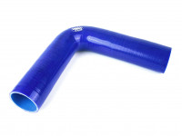 Патрубок силиконовый 90 градусов 76 мм 250*250 мм (синий)