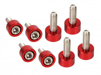 Декоративный крепеж шайба болт М8 1шт (красный)