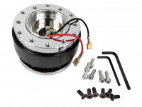 Адаптер для руля быстросъемный на шарнирной фиксацией (черный)