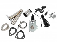 Заслонка выхлопная с электроприводом Y-пайп с отводом V-band 51мм