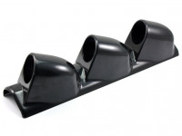 Подиум под датчики на правую стойку 52мм тройной (черный)