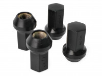 TPI гайки спортивные стальные 38мм М12*1.25 4шт черный хром