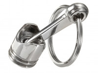 Брелок поршень с шатуном (серебро)