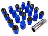 Гайки колесные Rays style M12x1.5 42мм (синий)