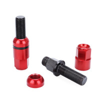 Болты колесные M14*1.5, шляпка 47мм, сталь+алюминий (черный)