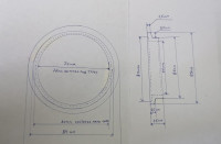 Фланцы для v-band соединения 76мм, пара, нержа
