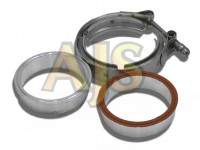 Фланцы для приварки алюминий 102мм с хомутом