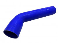 Патрубок радиатора КАМАЗ-ЕВРО нижний силикон 6520-1303026 (синий)