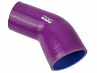Патрубок силиконовый 45 градусов 63 - 70 мм (фиолетовый)