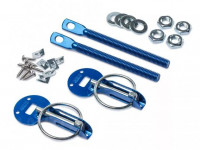 Замки капотные S style (синий)