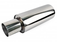 Бочка выхлопная AJS Mugen style (63мм)