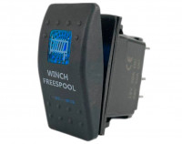 Тумблер панельный с подсветкой winch freespool лебедка