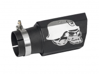 Taiko насадка на глушитель Череп короткая (правая 76мм)