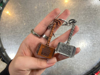 Брелок молот Тора (серебро)