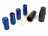 Гайки колесные Rays style M12x1.25 51мм (синий)