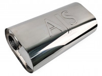 Резонатор глушителя прямоточный Fujitsubo style 210х132х400х63мм