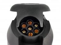 Розетка для прицепа 7 контактов (черный)
