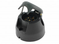 Розетка для прицепа 7 контактов (черный)