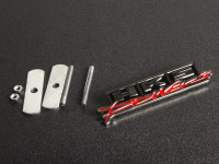 Шильд на бампер HKS с крепежом (STI)