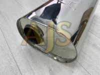 Резонатор глушителя прямоточный Fujitsubo style 210х132х400х86мм