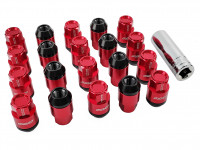 Гайки колесные Rays style M12x1.25 42мм (красный)