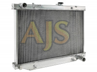 Радиатор алюминиевый Toyota Land Cruiser 100 1HD, 105 1HD 40mm AT AJS (серый)
