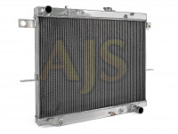 Радиатор алюминиевый Toyota Land Cruiser 100 2UZ 50mm AT AJS (черный)