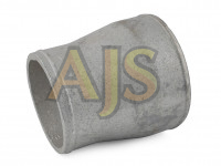 Отвод алюминиевый переходной 76-102мм