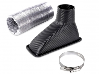 Впускной раструб прямоугольный с гофрой