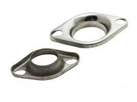 Фланец глушителя штампованный универсальный 45-57 мм нержа