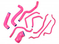 Патрубки системы охлаждения Subaru Legacy BP 02-06 турбо (розовый)