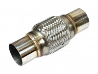 Гофра глушителя с отводами AJS 76х152х254 нержа