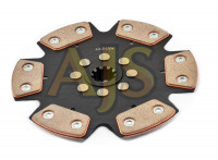 Диск сцепления керамический AJS ВАЗ 2101-2107 Getrag BMW, 6 лепестков, бездемпфер, металлокерамика