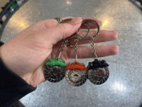 Брелок тормозной диск с суппортом (зеленый)