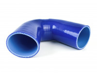 Патрубок силиконовый 135 градусов 63 мм (синий)