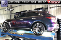 Triple S пружины под занижение Nissan Infiniti FX35 08-17