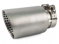 Насадка на глушитель Evo style 63х89х165мм (матово-серебристый)