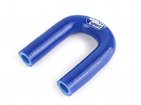 Патрубок силиконовый 180 градусов 16 мм (синий)