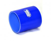 Патрубок силиконовый 0 градусов 35 мм длина 100 мм (синий)