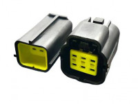 Коннектор папа-мама негерметичный (12 пинов)