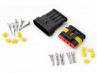 Коннектор папа-мама герметичный (3 пина)