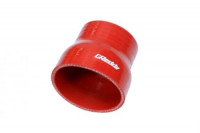 Патрубок силиконовый 0 градусов 63-83 мм (красный)