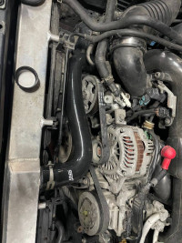 Патрубки радиатора Subaru Legacy BP BL 02-06, Forester SH, Impreza GH8 (черный)